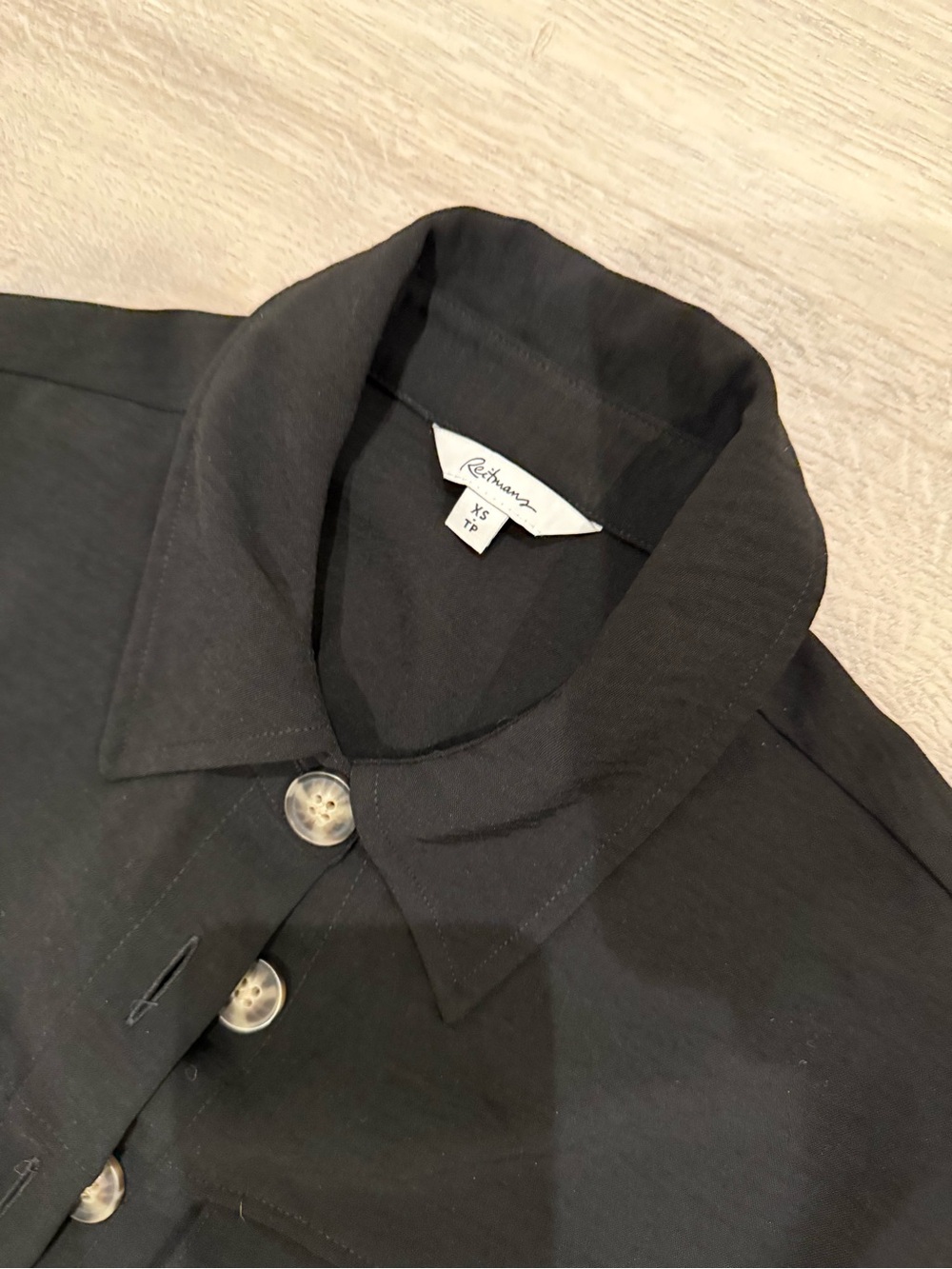 Classic Black Short-Sleeve Utility Jumpsuit - Picture 2 of 3